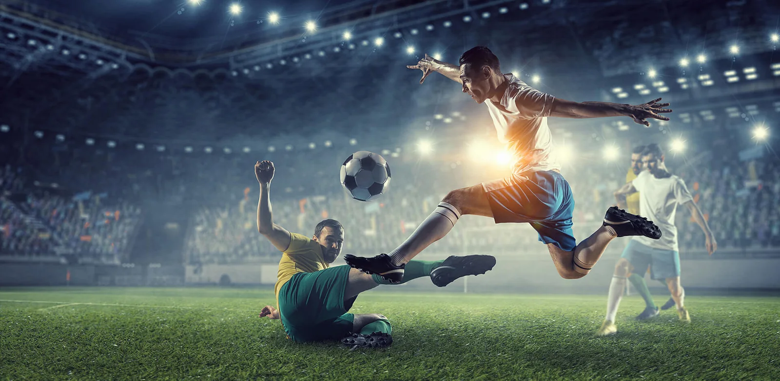 Tampilan bertema olahraga untuk memilih pertandingan dan kompetisi